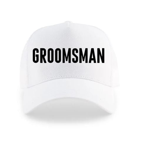 Wedding Party Snapback Trucker Hats - Groomsman