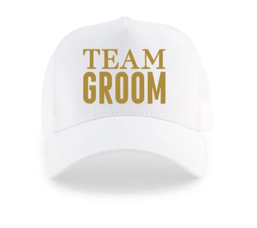 Wedding Party Snapback Trucker Hats - Team Groom