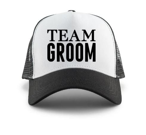 Wedding Party Snapback Trucker Hats - Team Groom