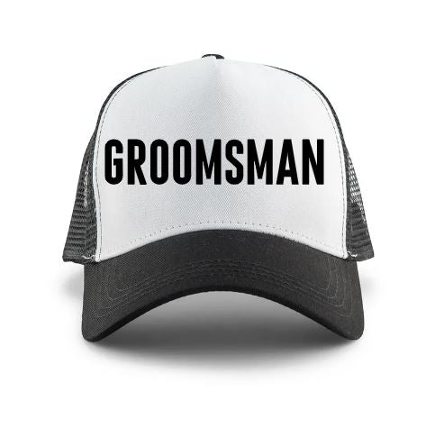 Wedding Party Snapback Trucker Hats - Groomsman