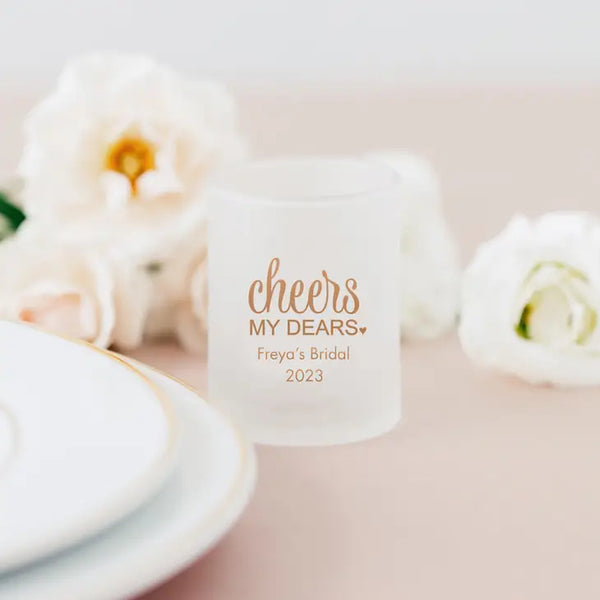 Custom Printed 2.75 oz. Frosted Shot Glass Favour - Baby Shower | More Occasions