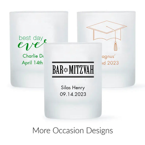 Custom Printed 2.75 oz. Frosted Shot Glass Favor - More Occasions