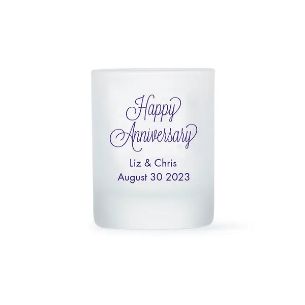 Custom Printed 2.75 oz. Frosted Shot Glass Favour - Anniversary | More Occasions