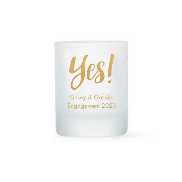 Custom Printed 2.75 oz. Frosted Shot Glass Wedding Favour - Engagement Party | More Occasions