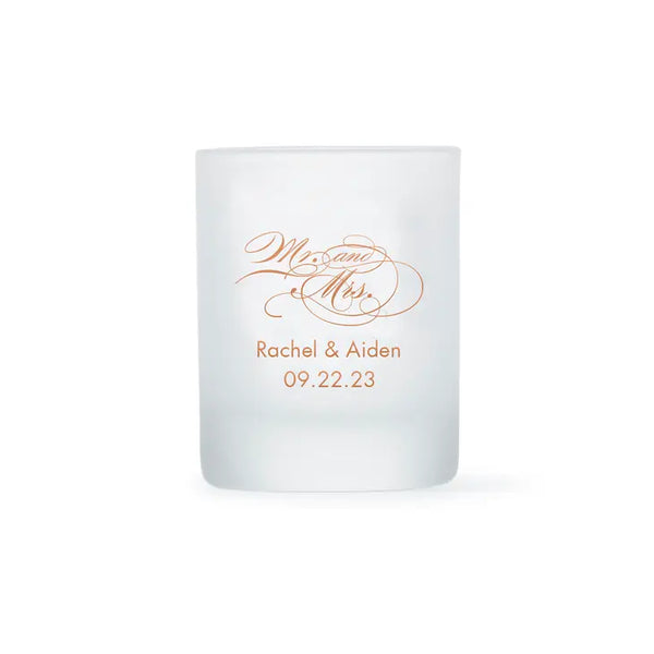 Custom Printed 2.75 oz. Frosted Shot Glass Wedding Favour - Trendy Sayings | More Designs