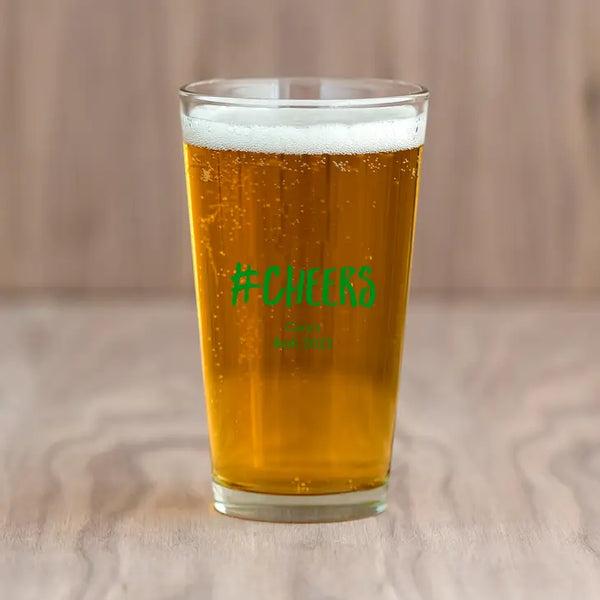 Personalised 16 oz. Pint Glass Favour - Birthday | More Occasions