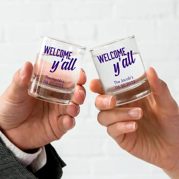 Custom Printed 2.75 oz. Clear Shot Glass Favour - More Occasions