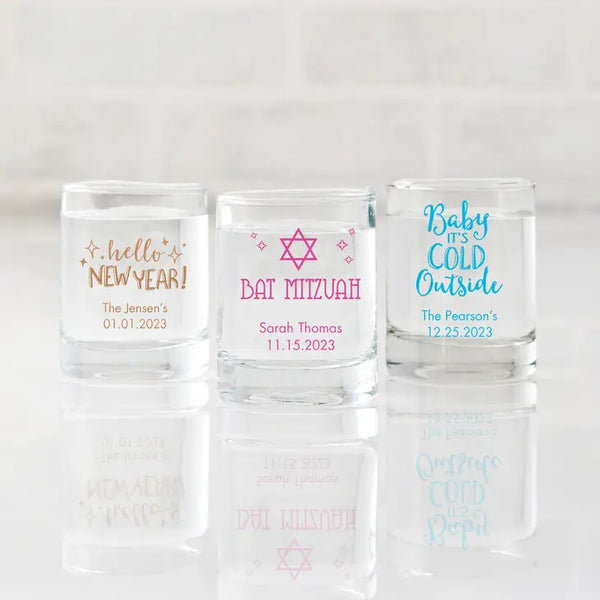 Custom Printed 2.75 oz. Clear Shot Glass Favour - More Occasions