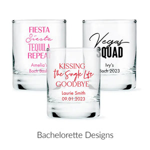 Custom Printed 2.75 oz. Clear Shot Glass Wedding Favour - Bachelorette | More Occasions