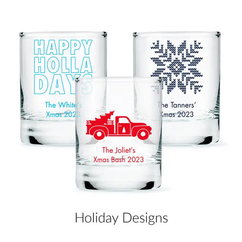 Custom Printed 2.75 oz. Clear Shot Glass Favour - Holiday | More Occasions