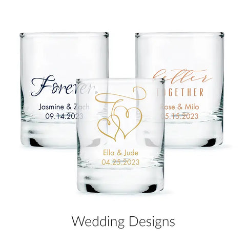 Custom Printed 2.75 oz. Clear Shot Glass Wedding Favour - Wedding | More Occasions