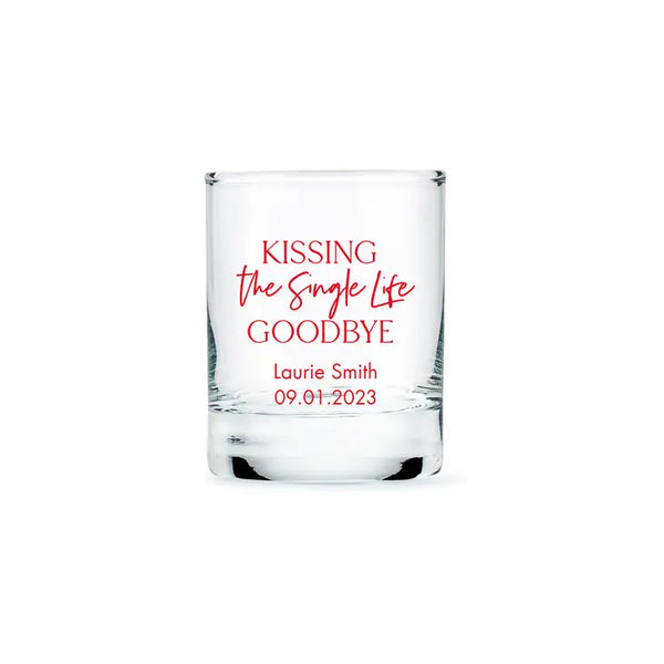 Custom Printed 2.75 oz. Clear Shot Glass Wedding Favour - Bachelorette | More Occasions