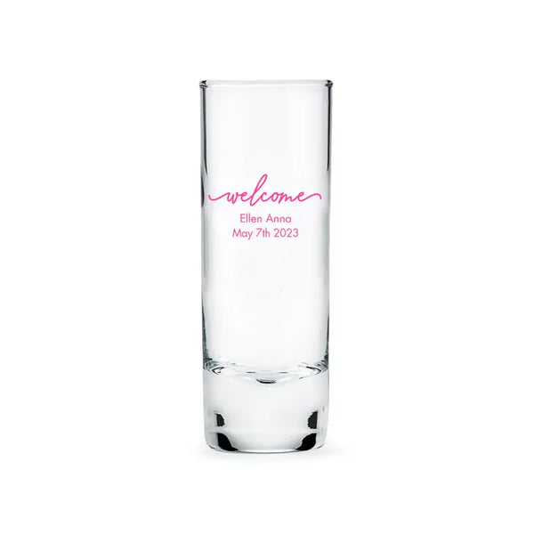 Custom Printed 2.5 oz. Tall Shot Glass Favor - Baby Shower | + More Occasions