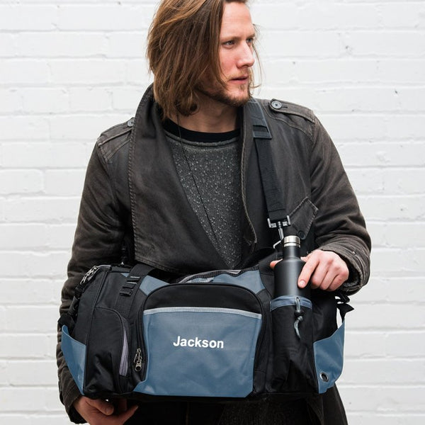 Exploration Duffle Bag - Black And Blue