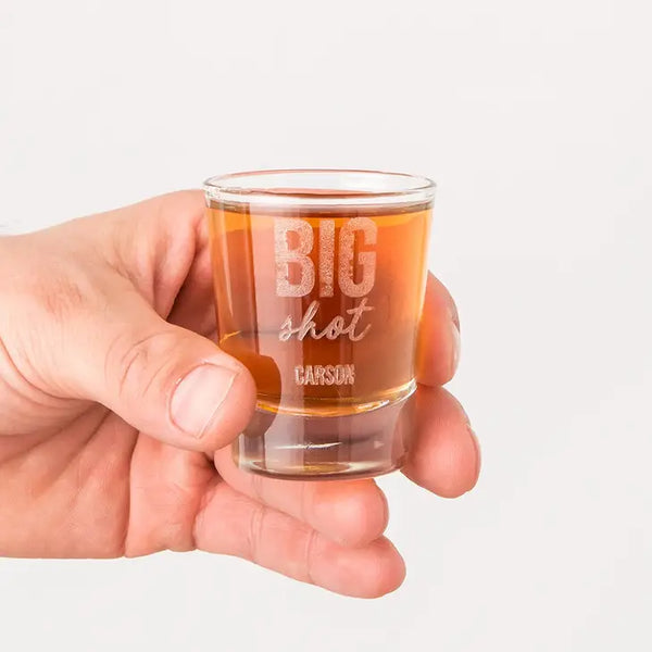 Personalized Clear 1 Oz. Shot Glass - Big Shot