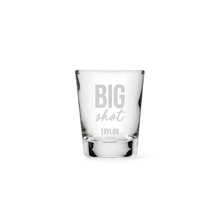 Personalized Clear 1 Oz. Shot Glass - Big Shot