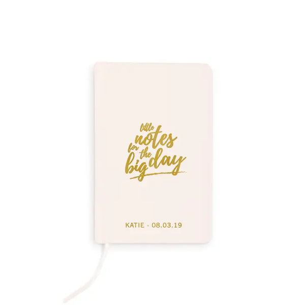 Personalized Vow Pocket Notebook - Little Notes