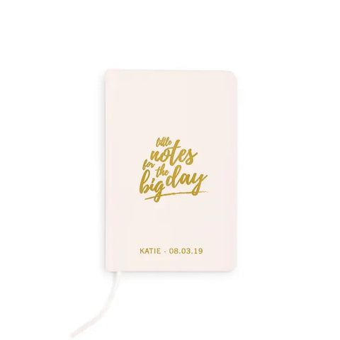 Personalized Vow Pocket Notebook - Little Notes