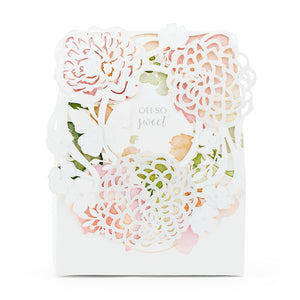 Floral Garden Favor Box - Set of 10