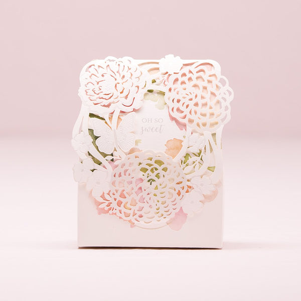 Floral Garden Favor Box - Set of 10