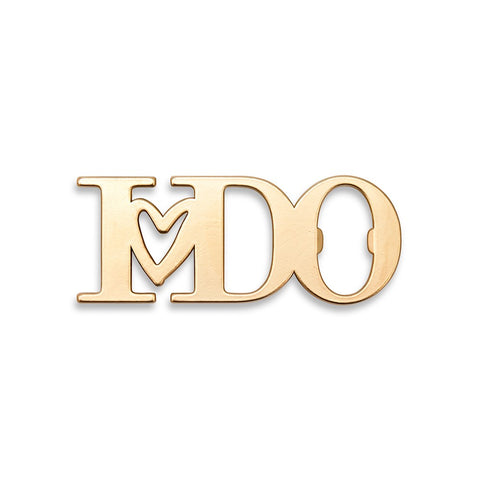 Gold Bottle Opener Favor - I DO