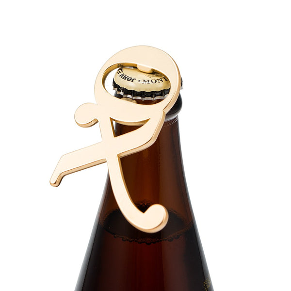 Gold Bottle Opener Favor - XO