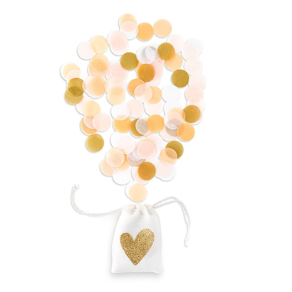 Spring Mix Jumbo Party Confetti - Pink, Blush, Gold