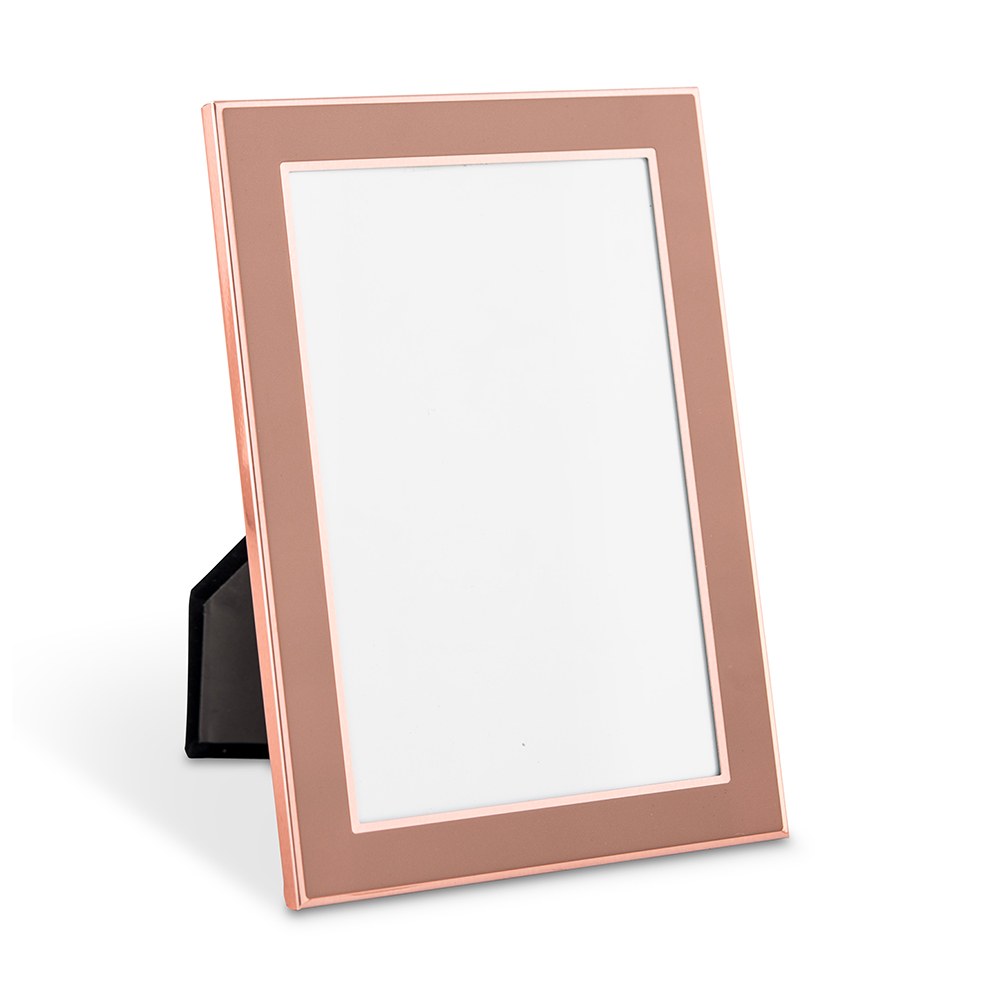 Medium Easel Back Photo Frame - Rose Gold