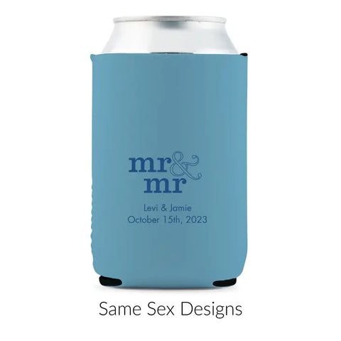 Custom Neoprene Foam Beer Can Drink Holder - Same Sex