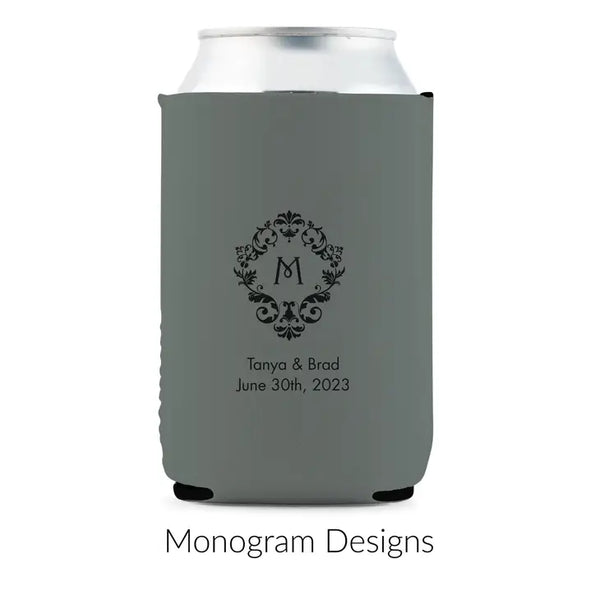 Custom Neoprene Foam Beer Can Drink Holder - Monograms