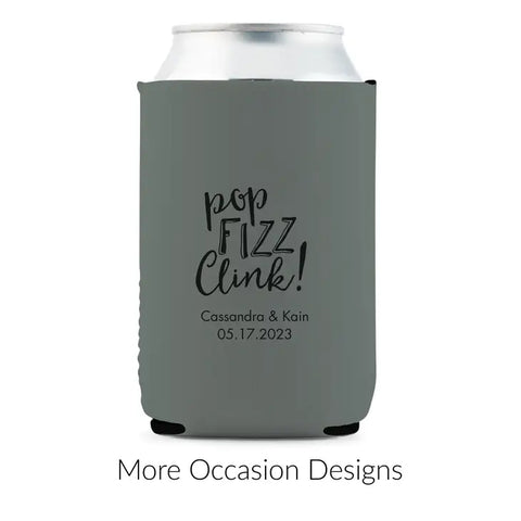 Custom Neoprene Foam Beer Can Drink Holder - More Occasions