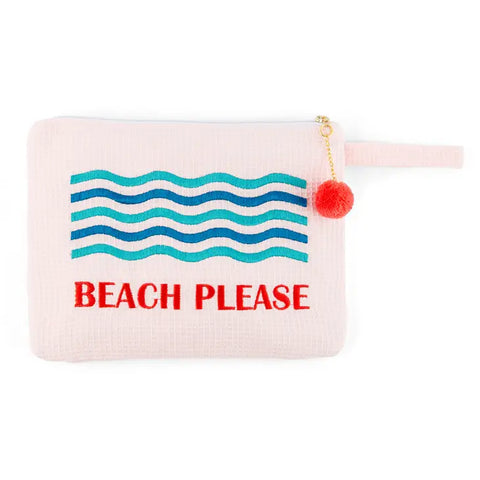 Waterproof Wet Bikini And Swimsuit Bag- Blush Pink