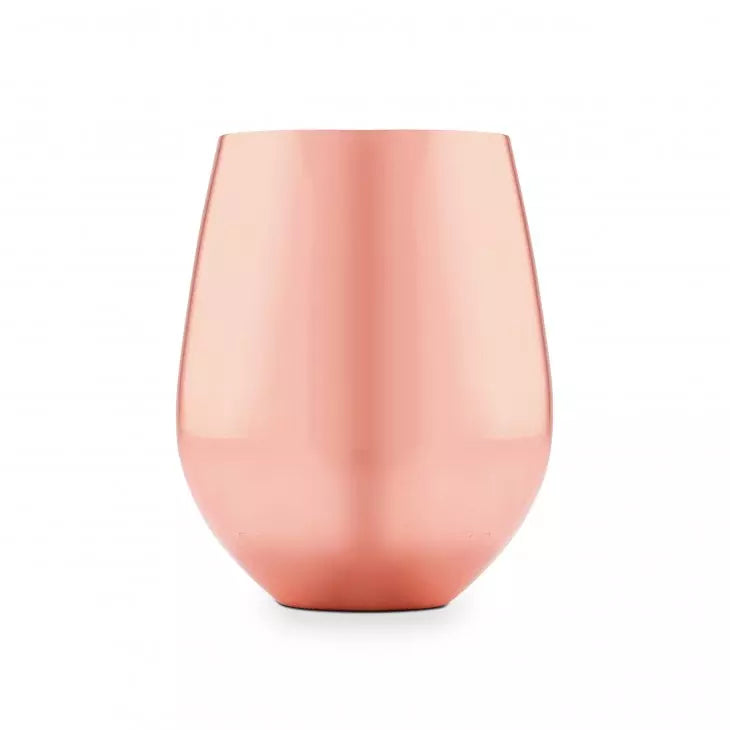 Copper Stemless Wine Glass