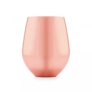 Copper Stemless Wine Glass