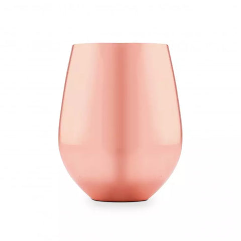 Copper Stemless Wine Glass