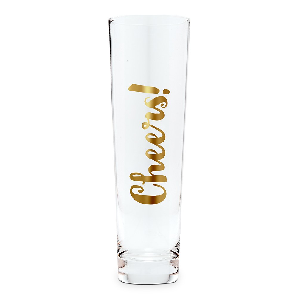 Stemless Toasting Champagne Flute Gift For Wedding Party - Cheers