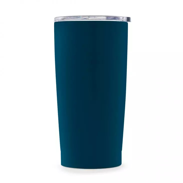 Stainless Steel Insulated Travel Mug - Plain Navy Blue