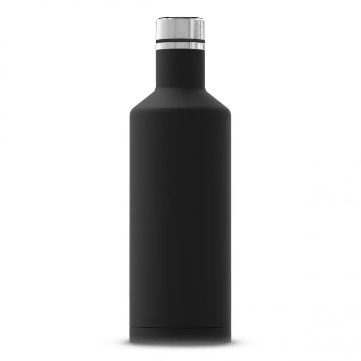 Stainless Steel Insulated Water Bottle - Plain Black