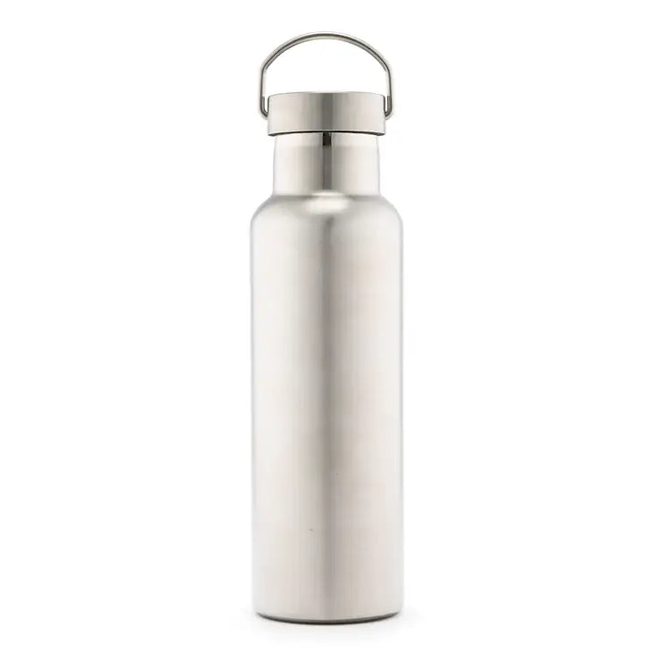 Chrome Stainless Steel Reusable Water Bottle - Plain Silver