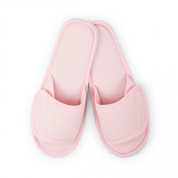 Women's Cotton Waffle Spa Slippers