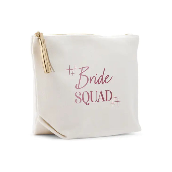 Large Personalized Canvas Makeup Bag - Princess Bride Squad