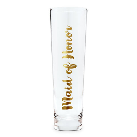 Stemless Toasting Champagne Flute Gift For Wedding Party - Maid Of Honor