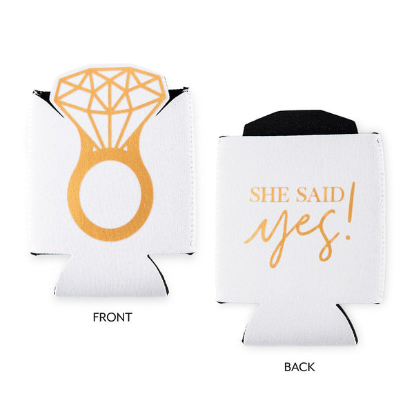 Neoprene Foam Drink Holder - She Said Yes