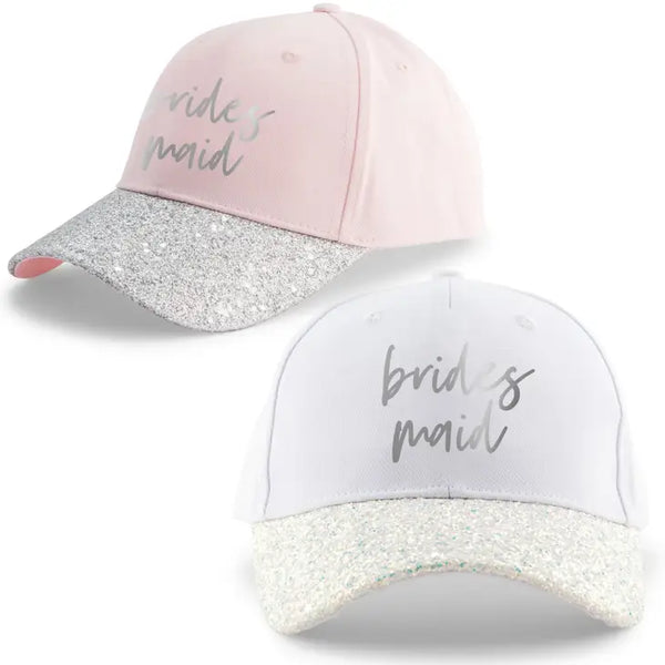 Women Wedding Party Glitter Hats - Bridesmaid