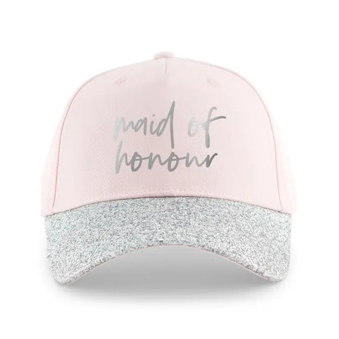 Women's Wedding Party Glitter Hats - Maid Of Honour