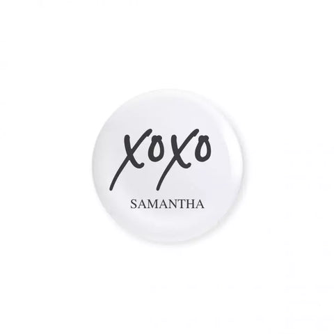 Personalized Bridal Party Wedding Pins - XOXO