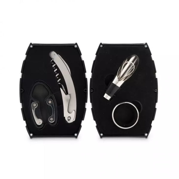 Wine Bottle Opener Gift Set - Miniature Wine Barrel