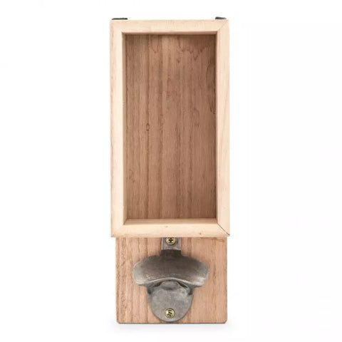 Wall Mounted Bottle Opener & Bottle Cap Holder