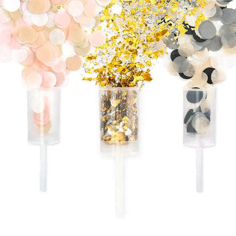 Push-Up Confetti Popper - Blank