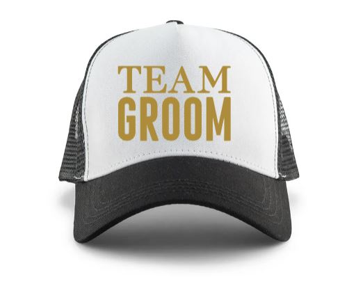 Wedding Party Snapback Trucker Hats - Team Groom